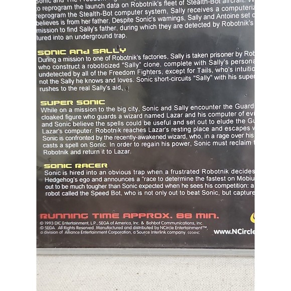 Sonic the Hedgehog - Super Sonic 1993 New Sealed - Picture 3 of 4